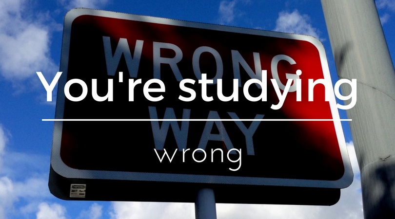 studying wrong